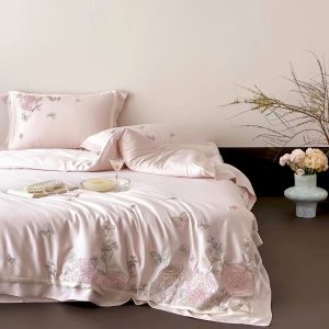 Bộ chăn ga Tencel Cao Cấp Mộng Yên Nhiên 01