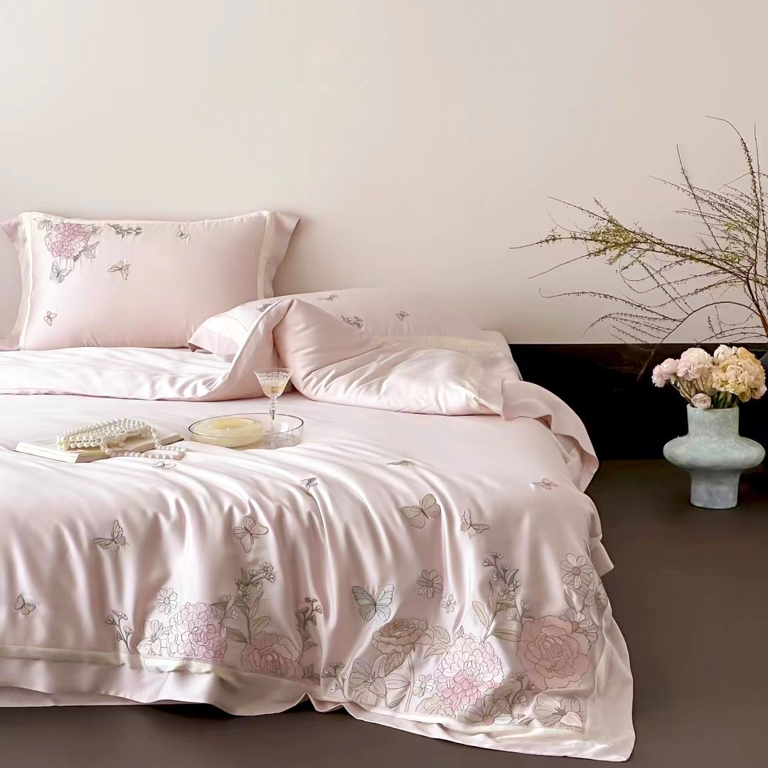 Bộ chăn ga Tencel Cao Cấp Mộng Yên Nhiên 01