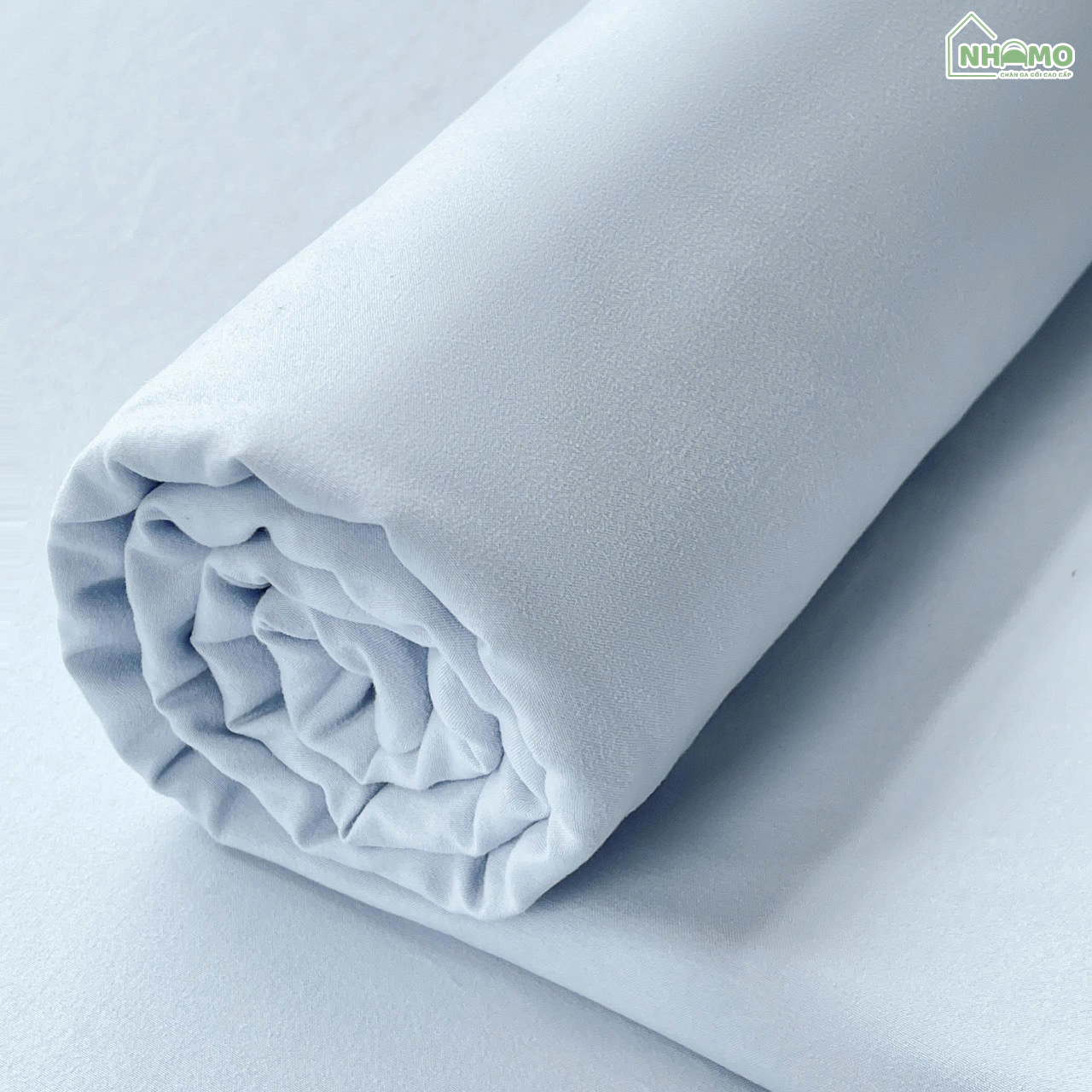 Bộ Ga Gối Đũi Sợi Tre Pastel Màu Xanh Dương - Ảnh 11