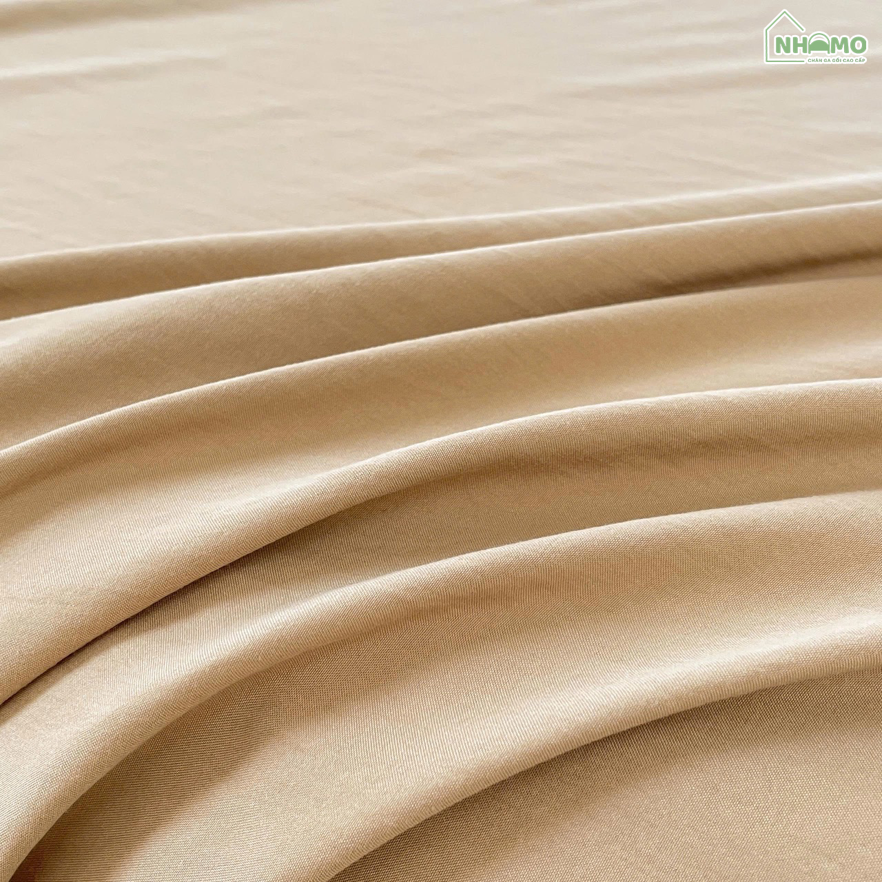 Bộ Ga Gối Đũi Sợi Tre Pastel Màu Nâu - Ảnh 5