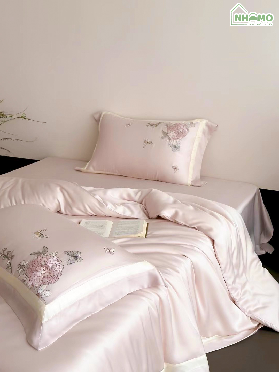 Bộ chăn ga Tencel Cao Cấp Mộng Yên Nhiên 01 - Ảnh 10